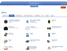 Tablet Screenshot of myapplespace.com